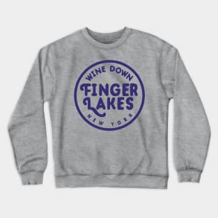 Wine Down Finger Lakes Crewneck Sweatshirt